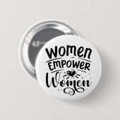 Vrouwen versterken vrouwelijke Button (Voorkant /achterkant)