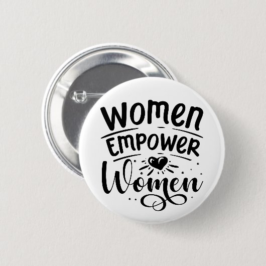 Vrouwen versterken vrouwelijke Button (Voorkant /achterkant)