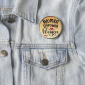 Vrouwen versterken vrouwen ronde button 5,7 cm (In situ)