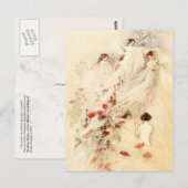 Vrouwen verzamelen gossamer voor jurken briefkaart (Voorkant / Achterkant)