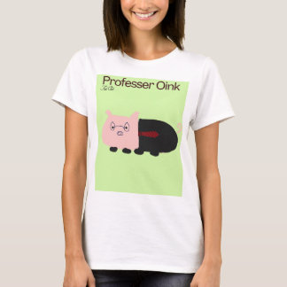 Vrouwen Vet Kat Vriend Lid Professor Varken T-shirt