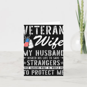 Vrouwen Veteraan Vrouw US Veteran Army Man Soldie Kaart