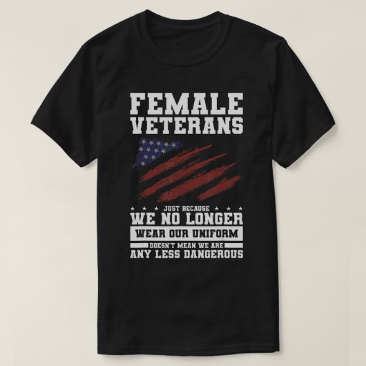 Vrouwen veteranen alleen omdat we onze EU niet lan T-shirt (Design voorkant)