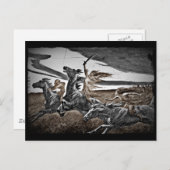 Vrouwen Vikingen in een Storm Briefkaart (Voorkant / Achterkant)