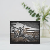Vrouwen Vikingen in een Storm Briefkaart (Staand voorkant)