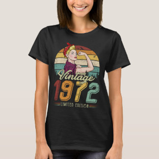 VROUWEN VINTAGE 1972 LIMITED EDITION T-SHIRT