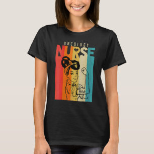 Vrouwen Vintage Rosie De Riveter Oncologie Verplee T-shirt