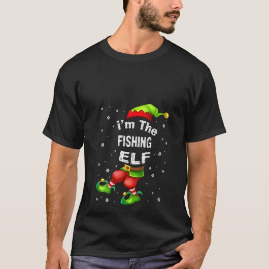 Vrouwen Vist kerstkerst Elf Matching Family T-shirt (Voorkant)