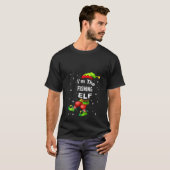 Vrouwen Vist kerstkerst Elf Matching Family T-shirt (Voorkant volledig)