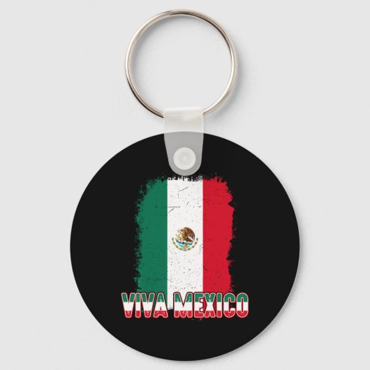 Vrouwen Viva Mexico Vlag Mannen Kinder Boy Mexican Sleutelhanger (Voorkant)