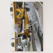 Vrouwen vliegen: drijfvliegtuig, meer van Hood, Al Legpuzzel (Verticaal)