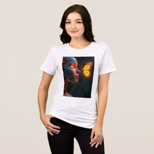 Vrouwen vlinder T-shirt (Voorkant volledig)