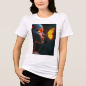 Vrouwen vlinder T-shirt (Voorkant)