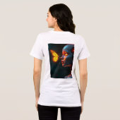 Vrouwen vlinder T-shirt (Achterkant volledig)
