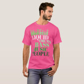 Vrouwen Vloeibare trommel en bas dubstep T-shirt (Voorkant volledig)