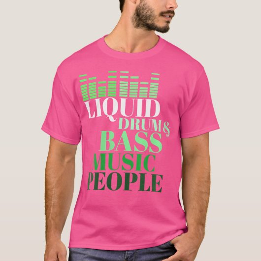Vrouwen Vloeibare trommel en bas dubstep T-shirt (Voorkant)