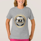 Vrouwen Voetbal Sport T-shirt (Voorkant)