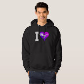 Vrouwen voetballer keeper hoodie (Voorkant volledig)