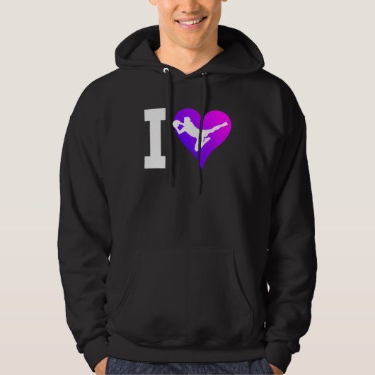 Vrouwen voetballer keeper hoodie (Voorkant)