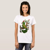 vrouwen vogel t shirt (Voorkant volledig)
