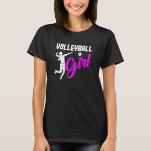 Vrouwen Volleybal Girl Setter Team Coach Ball Spor T-shirt
