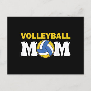 Vrouwen Volleybal Mama Shirt Spel Dag Funny Player Feestdagenkaart