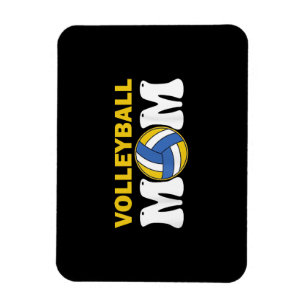 Vrouwen Volleybal Mama Shirt Spel Dag Funny Player Magneet