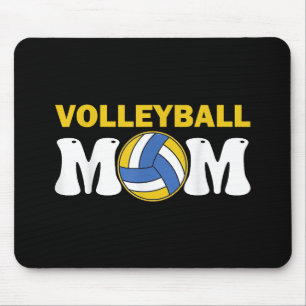 Vrouwen Volleybal Mama Shirt Spel Dag Funny Player Muismat