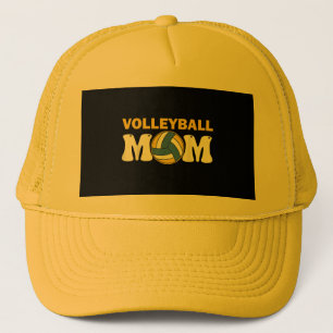 Vrouwen Volleybal Mama Shirt Spel Dag Funny Player Trucker Pet