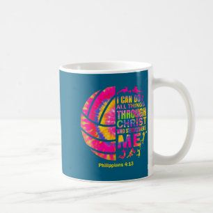 Vrouwen Volleybal Tiener Christelijke Christus Das Koffiemok