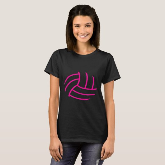 Vrouwen Volleyball Apparel Grafisch voor meisjes T-shirt (Voorkant volledig)