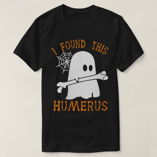 Vrouwen vond ik deze humerus grappige spook verple t-shirt (Design voorkant)