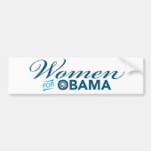 Vrouwen voor Barack Obama Bumpersticker (Voorkant)