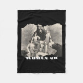 Vrouwen voor Beren 4b Beweging Feministische Empow Fleece Deken (Voorkant)