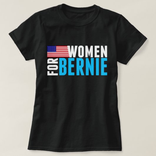Vrouwen voor Bernie T-shirt (Design voorkant)