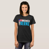 Vrouwen voor Bernie T-shirt (Voorkant volledig)
