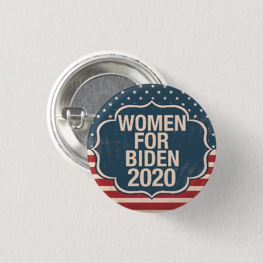 Vrouwen voor Biden 2020 Ronde Button 3,2 Cm (Voorkant /achterkant)