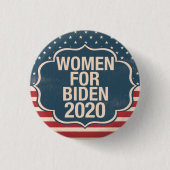 Vrouwen voor Biden 2020 Ronde Button 3,2 Cm (Voorkant)