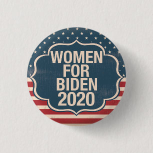 Vrouwen voor Biden 2020 Ronde Button 3,2 Cm
