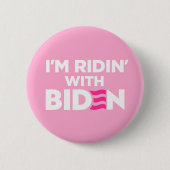 Vrouwen voor Biden 2024 Ronde Button 5,7 Cm (Voorkant)