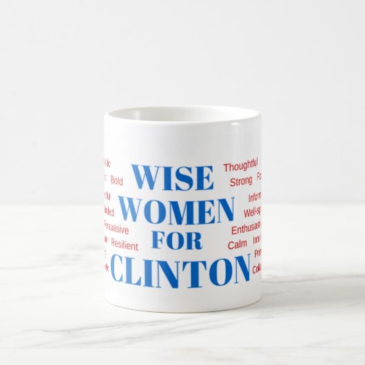 VROUWEN VOOR DE MOK VAN HET AFBEELDING VAN CLINTON (Center)