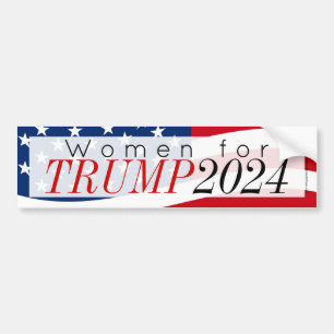 Vrouwen voor Donald Trump 2024 Bumpersticker