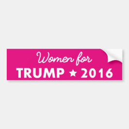 Vrouwen voor Donald Trump Bumpersticker