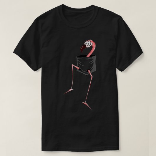 Vrouwen Voor Flamingo Liefhebbers L Fancy Roze Fla T-shirt (Design voorkant)