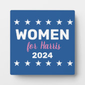 Vrouwen voor Harris 2024 Fotoplaat (Voorkant)