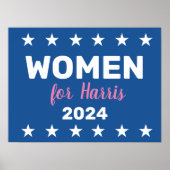 Vrouwen voor Harris 2024 Poster (Voorkant)