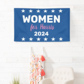 Vrouwen voor Harris 2024 Spandoek (Insitu)