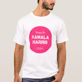 Vrouwen voor Harris 2024 T-shirt (Voorkant)