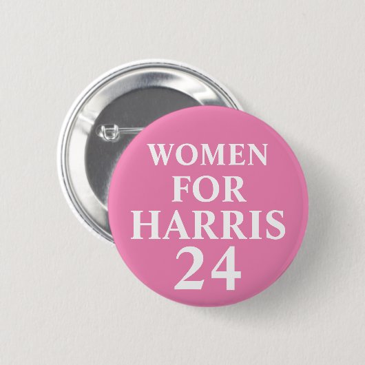 Vrouwen voor Harris Button (Voorkant /achterkant)