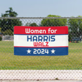 Vrouwen voor Harris Walz 2024 Big Spandoek (Insitu)
